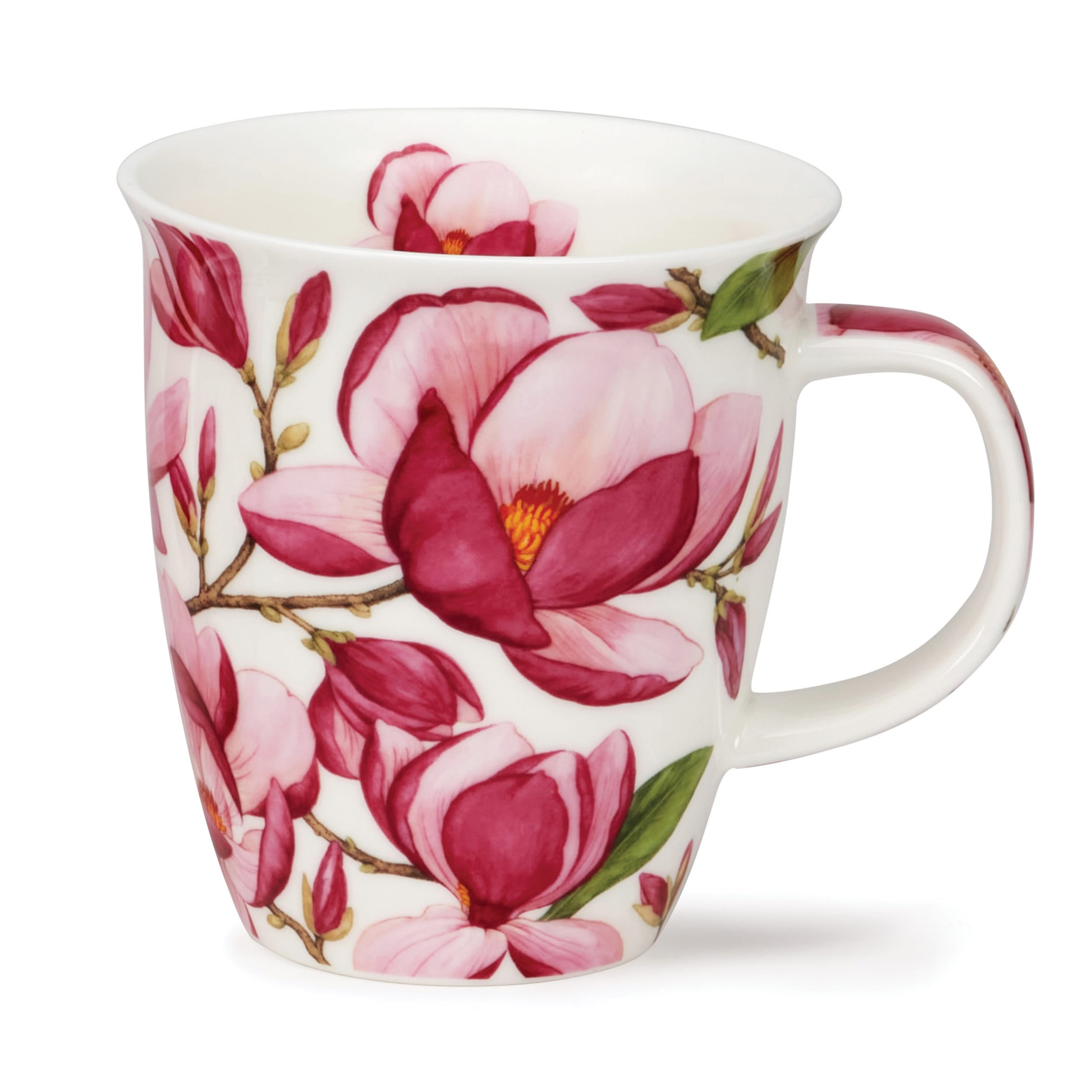 Dunoon Nevis Magnolias Dark Pink Mug 480ml