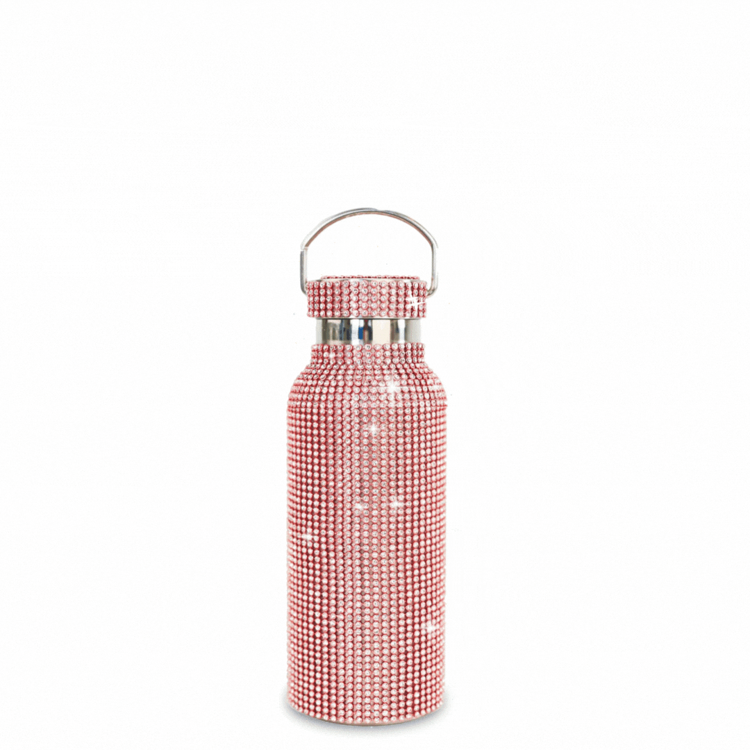 IOco Diamante Water Bottle 350ml - Pink