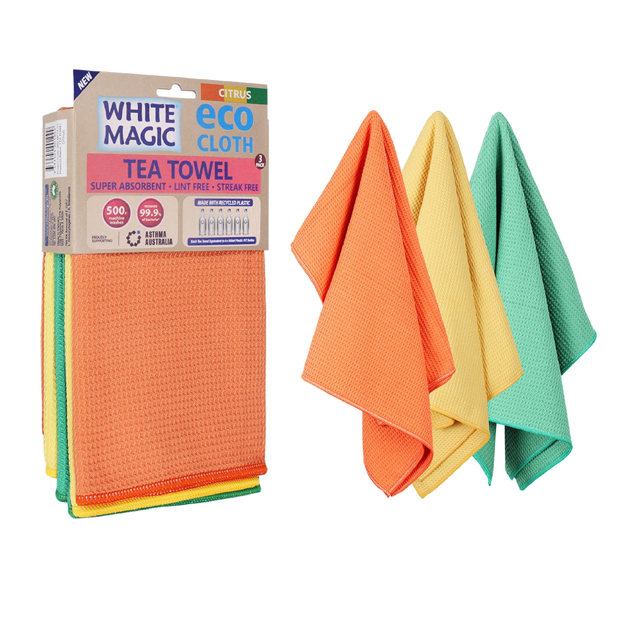 Eco Cloth Tea Towel 3 Pack