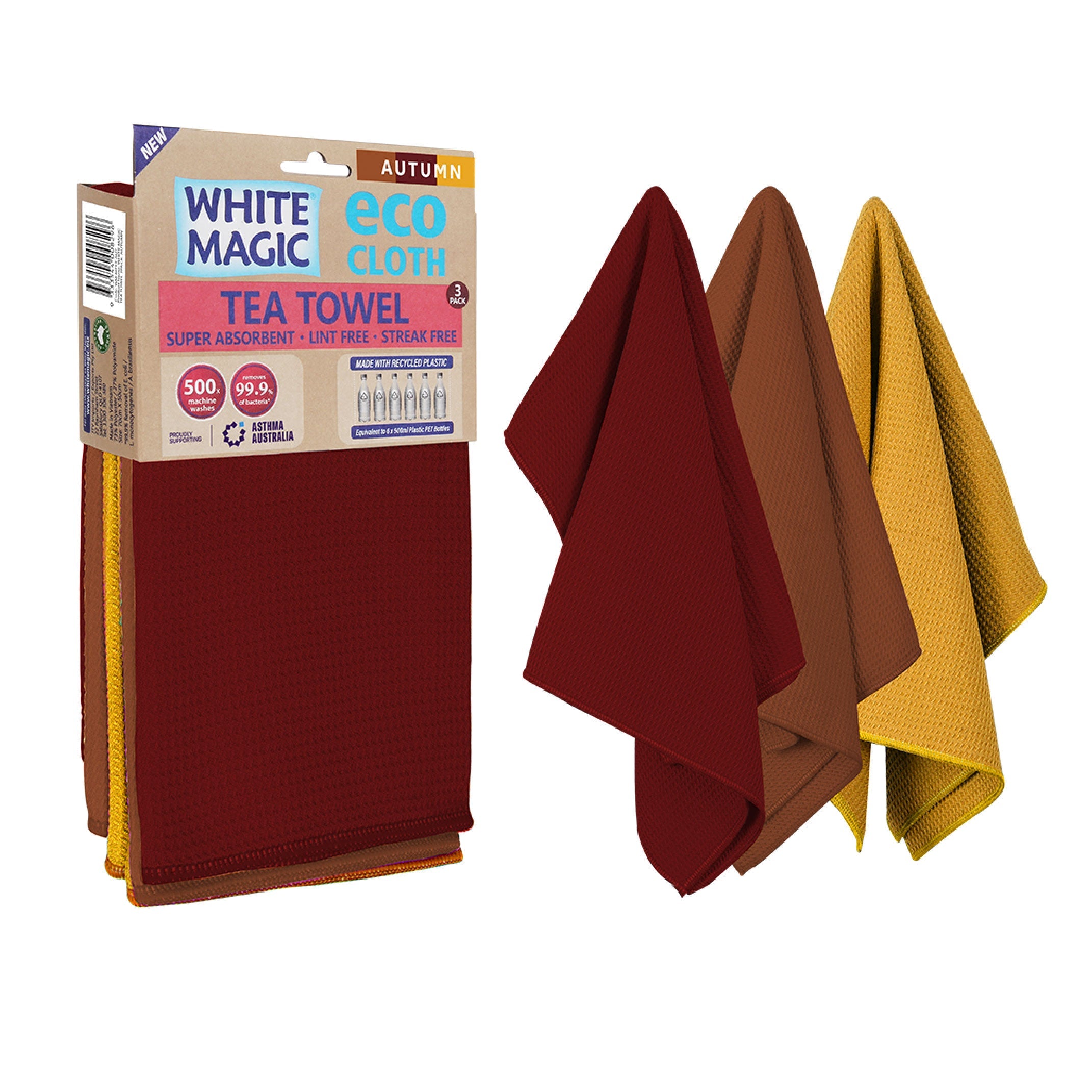 Eco Cloth Tea Towel 3 Pack