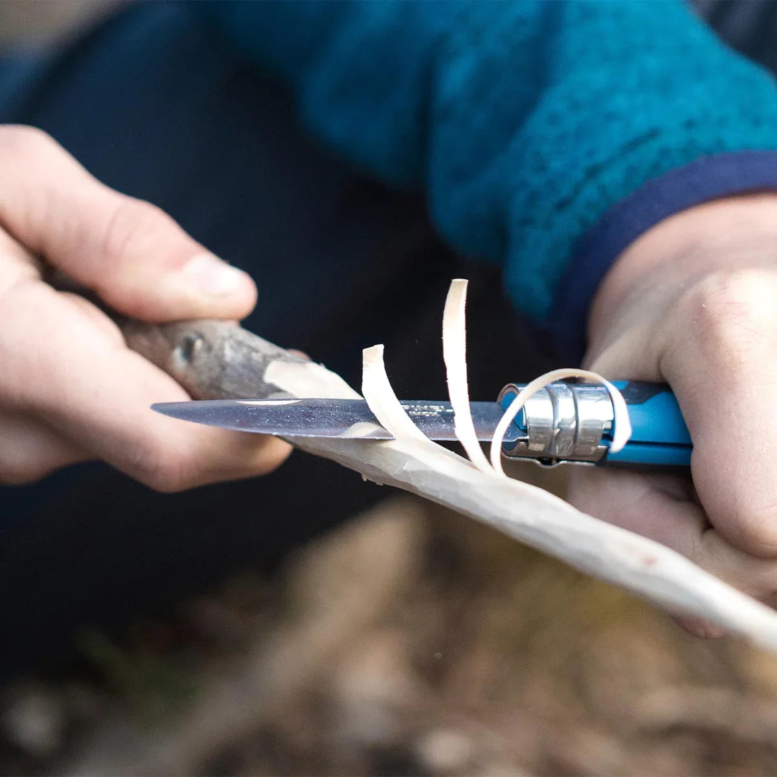 Opinel No.07 Outdoor Junior Folding Knife Blue