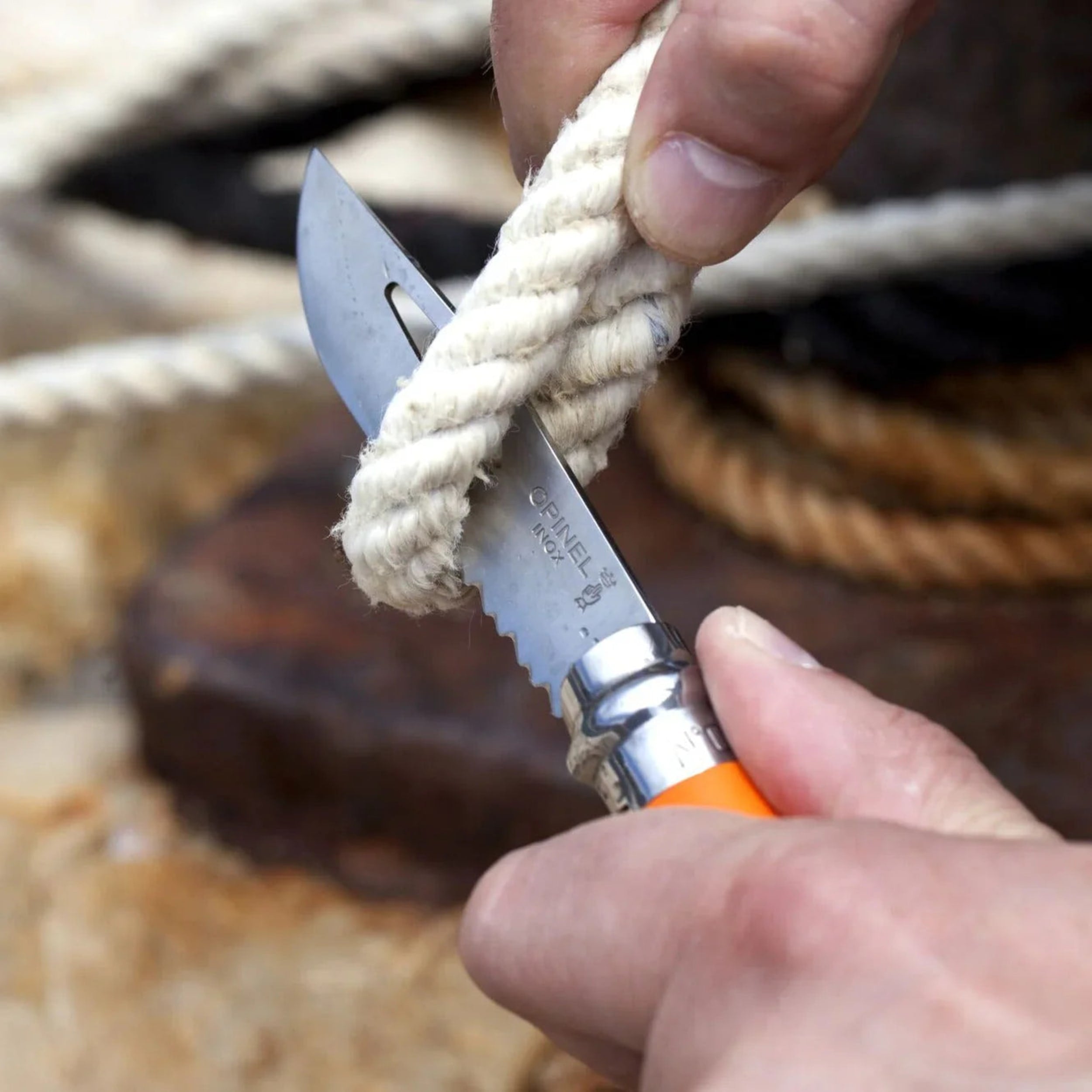 Opinel No.08 Outdoor Folding Knife Beech