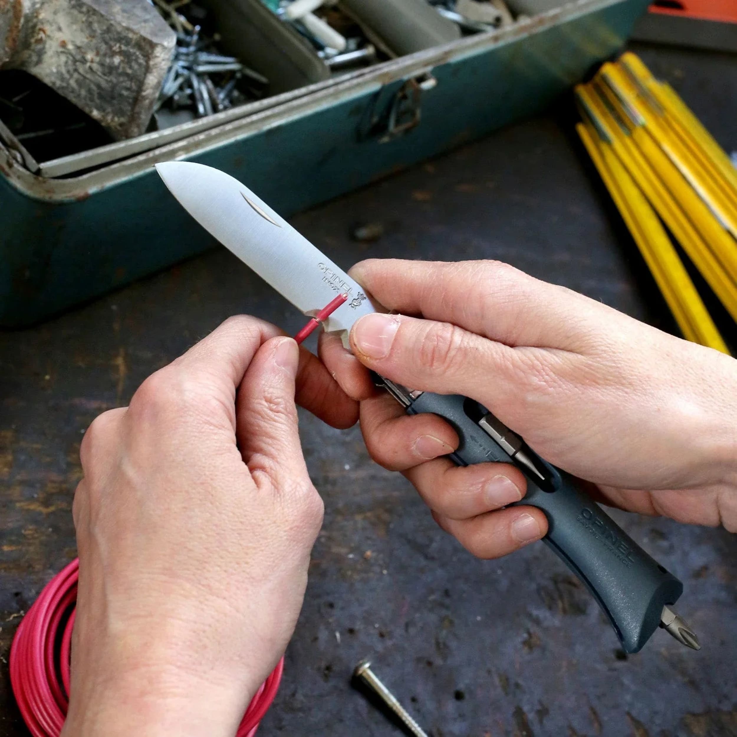 Opinel No.09 DIY Folding Knife Yellow