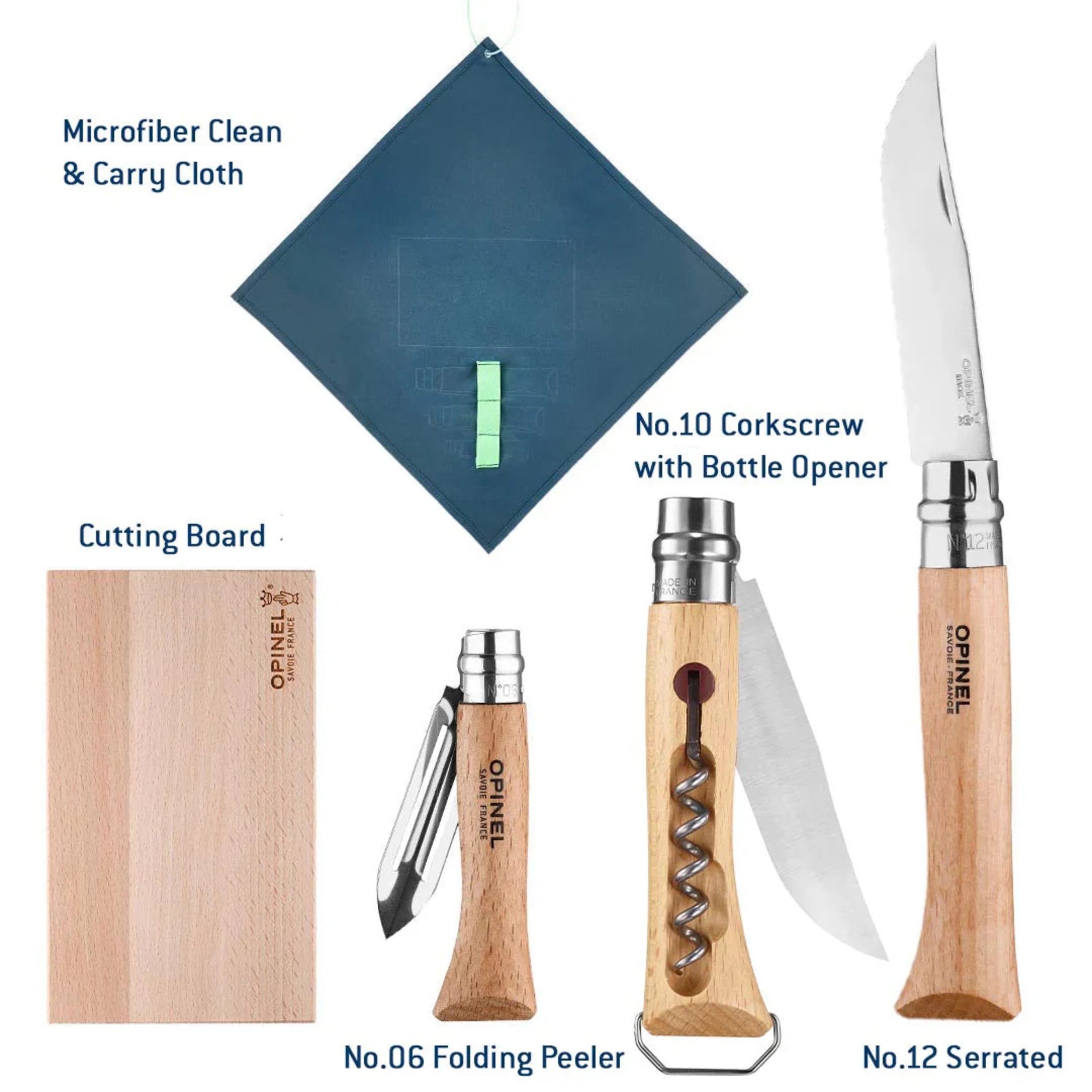 Opinel Nomad Cooking Kit 4 Piece Set