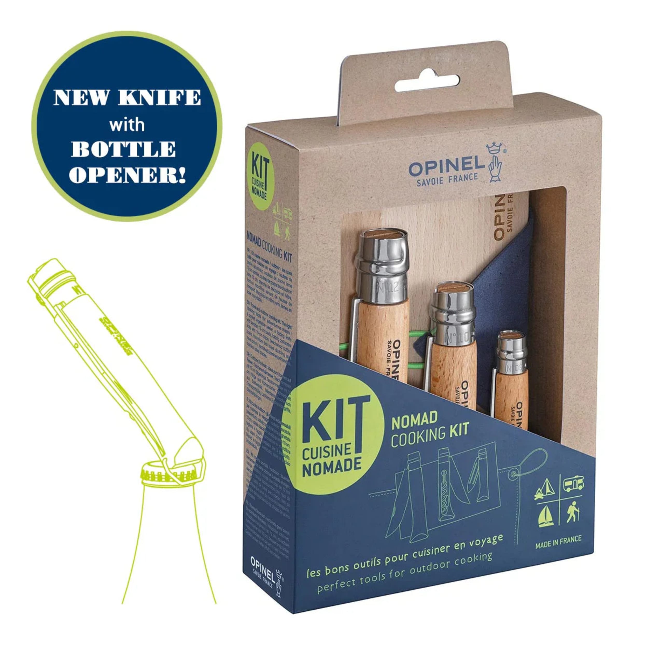 Opinel Nomad Cooking Kit 4 Piece Set