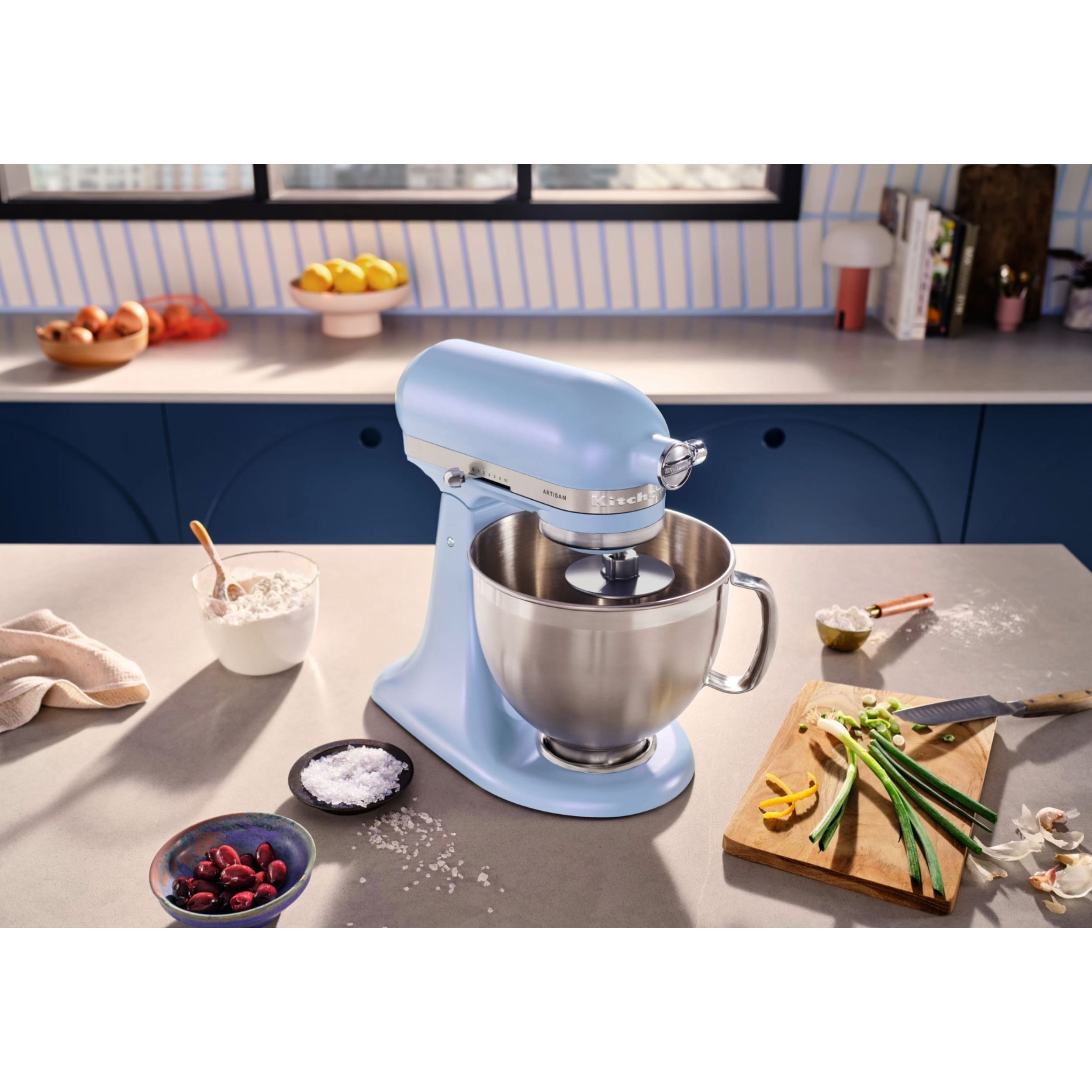 KitchenAid Artisan Tilt-Head Stand Mixer - Blue Salt KSM195