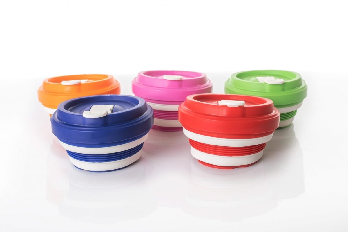 Evo Eco-Friendly Collapsible Cup Sky Blue (Single)