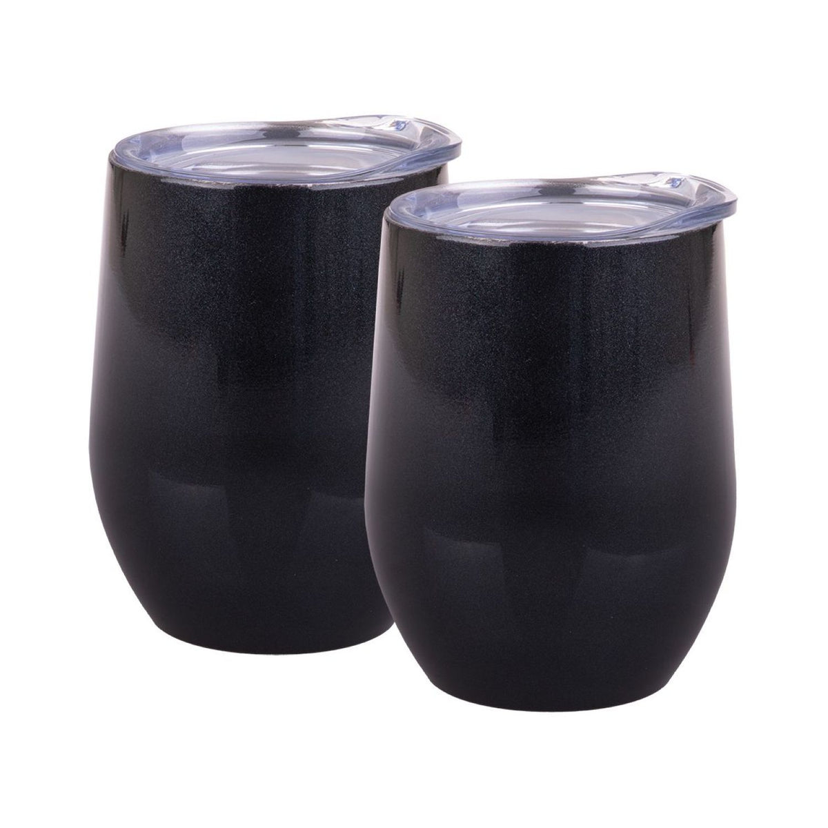 Oasis 2 Piece Double Wall Insulated Wine Tumbler Gift Set 330ml - Midnight