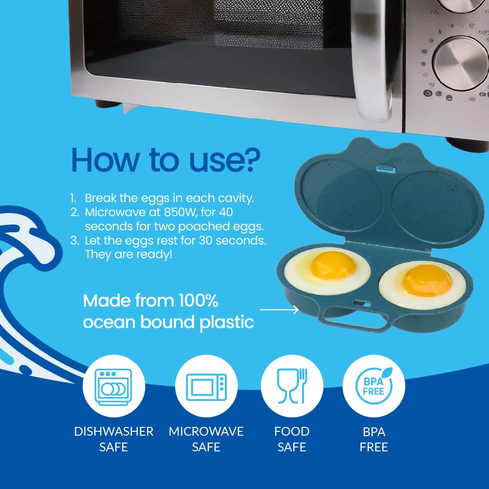 Ocean Microwave Egg Poacher