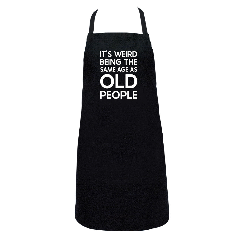 Annabel Trends Screen Print Apron It's Weird...