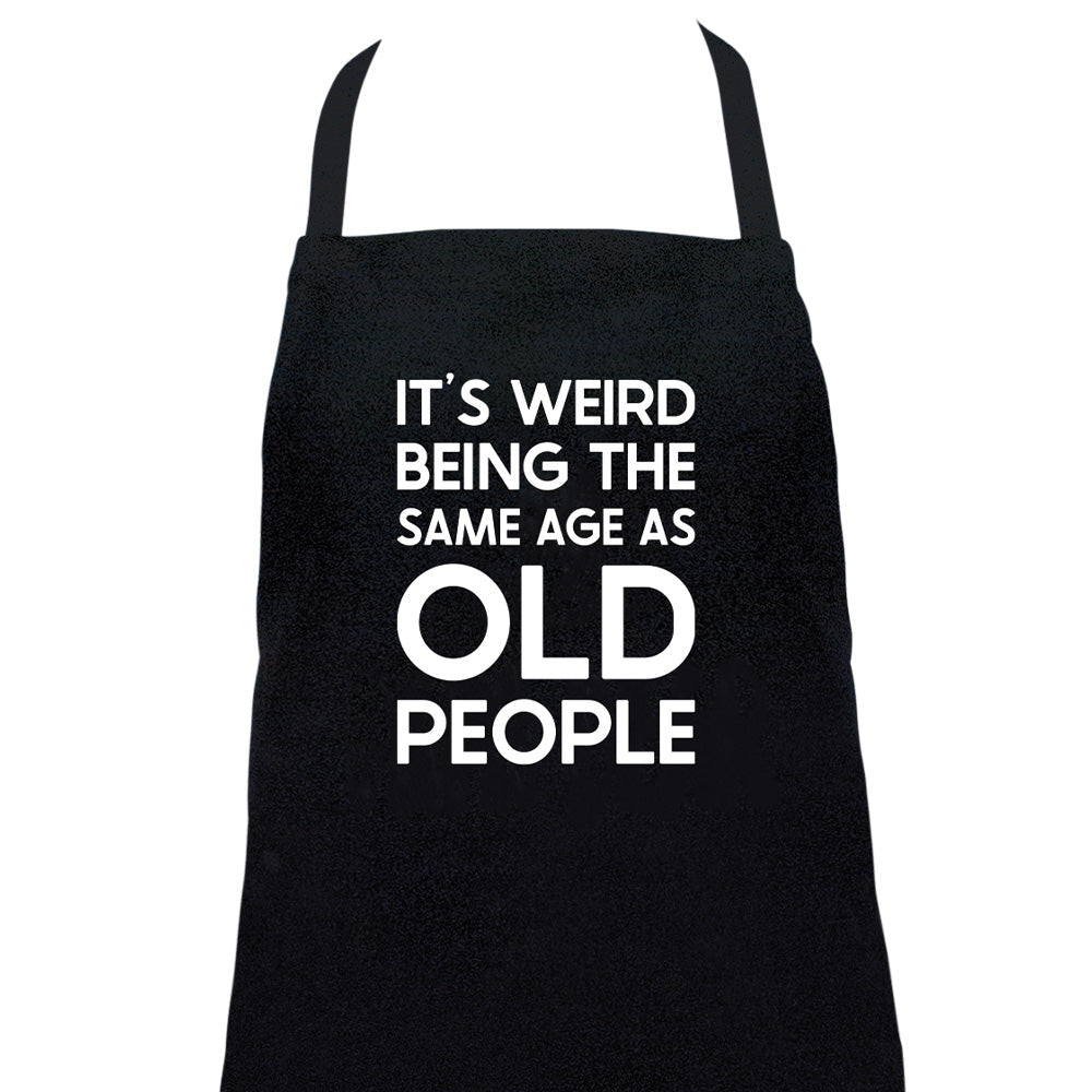 Annabel Trends Screen Print Apron It's Weird...