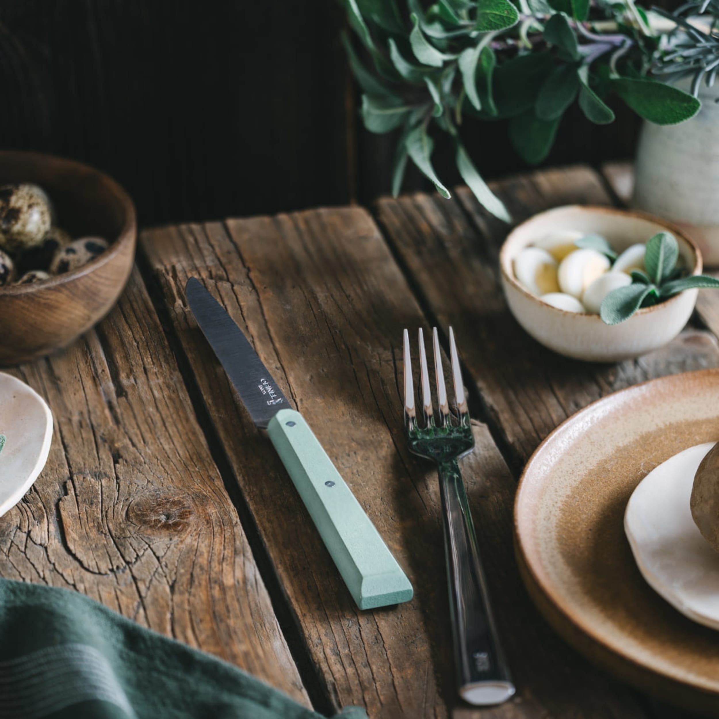 Opinel Bon Appétit No.125 Table Knife Grey