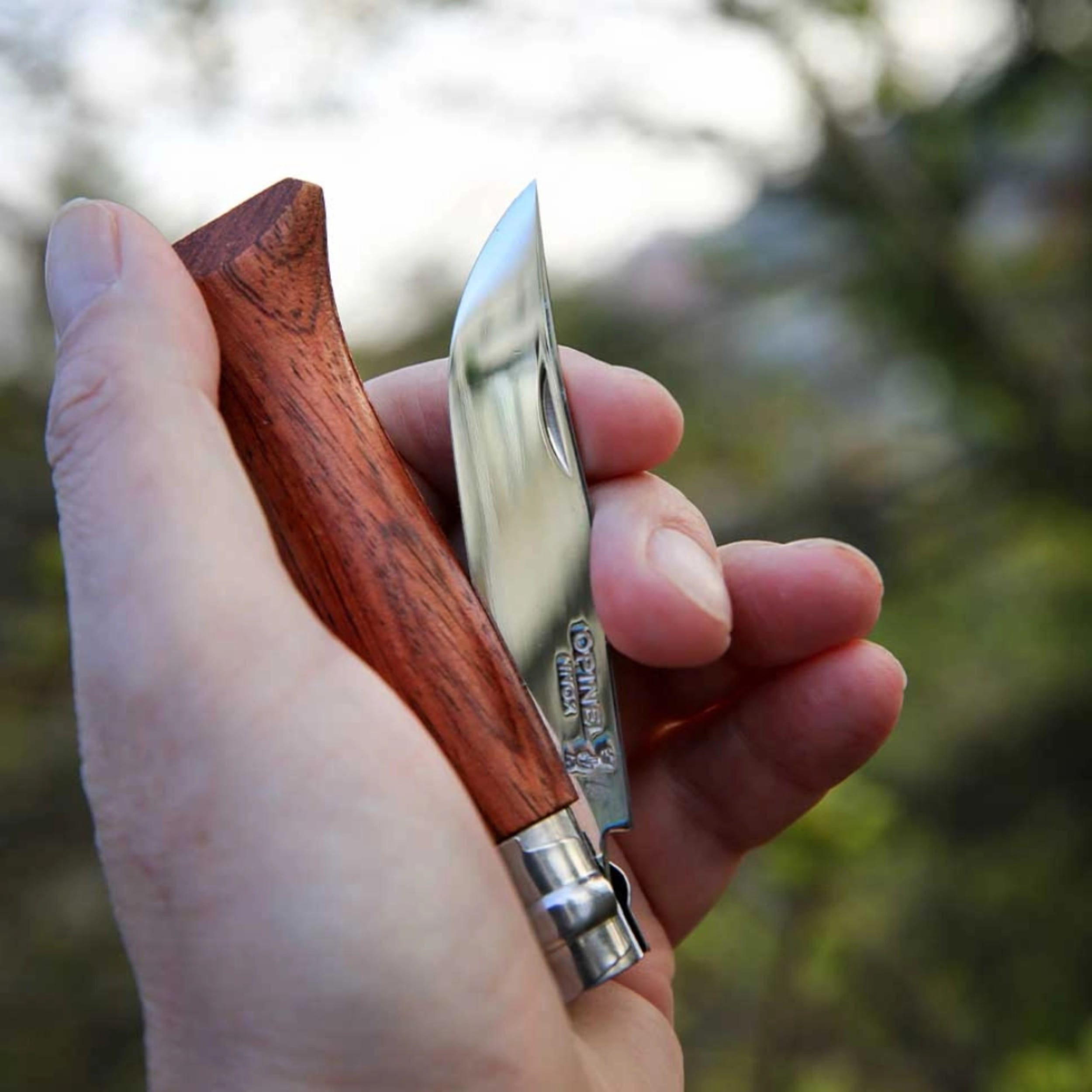 Opinel No.06 Stainless Steel Folding Knife Padouk