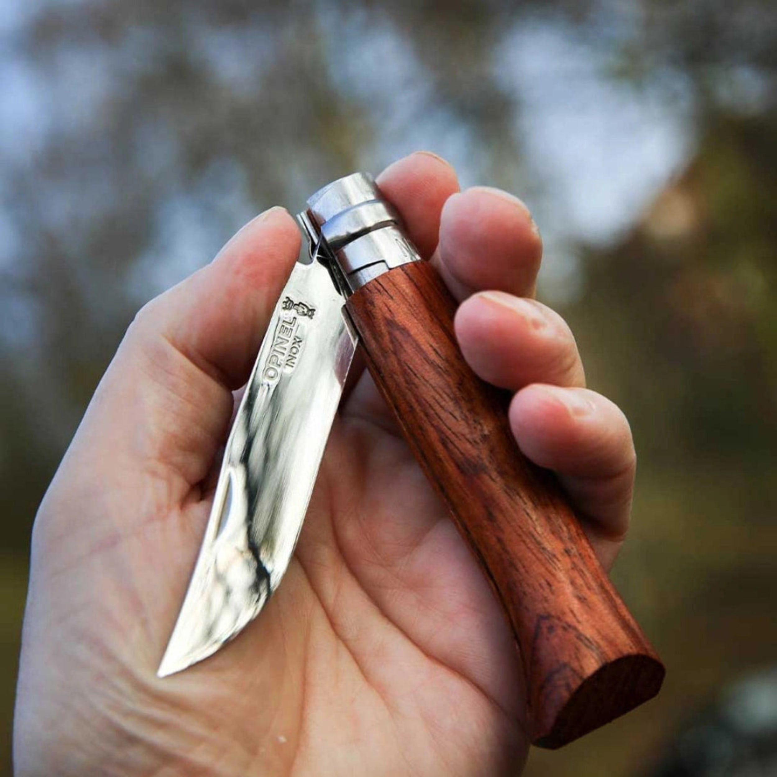 Opinel No.06 Stainless Steel Folding Knife Padouk