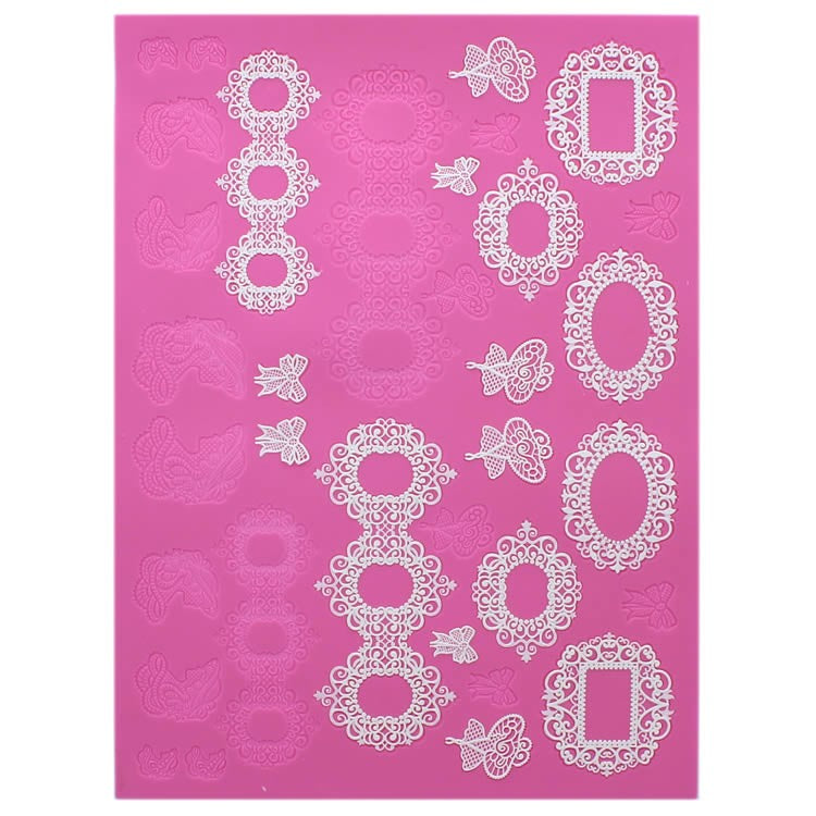 Claire Bowman Cake Lace Opulence 3D Cake Lace Mat