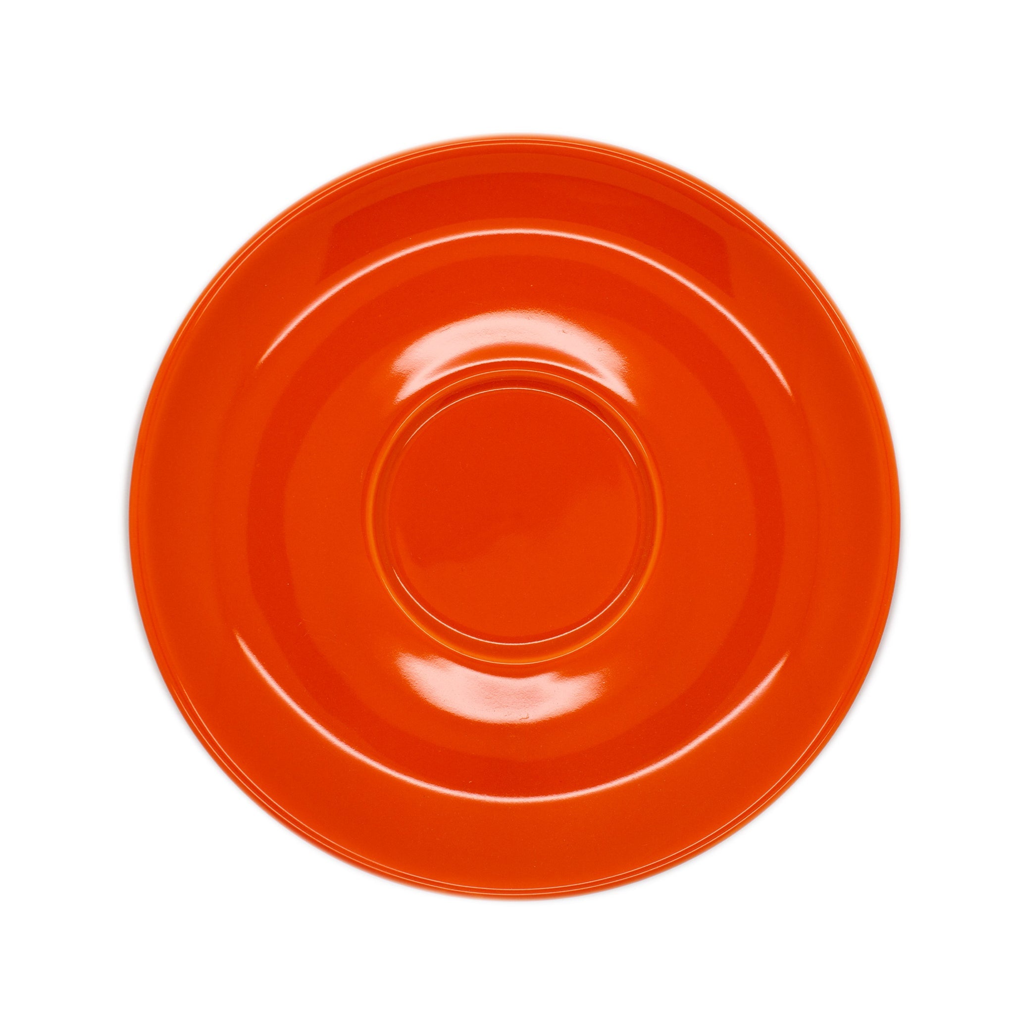 Incafe Orange Tulip Cappuccino Saucer 6 Piece