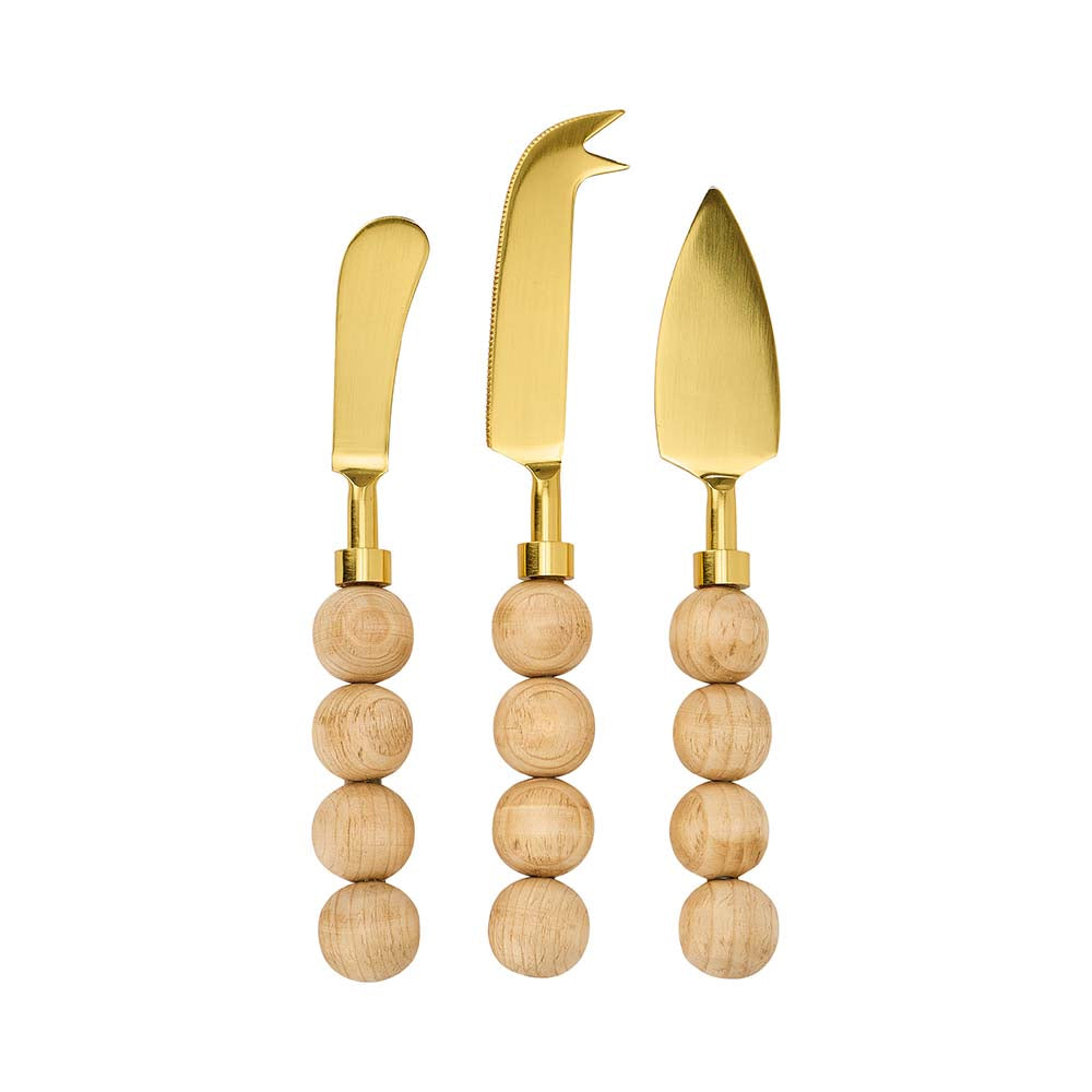Annabel Trends Orb Cheese Knife Set 3pc White