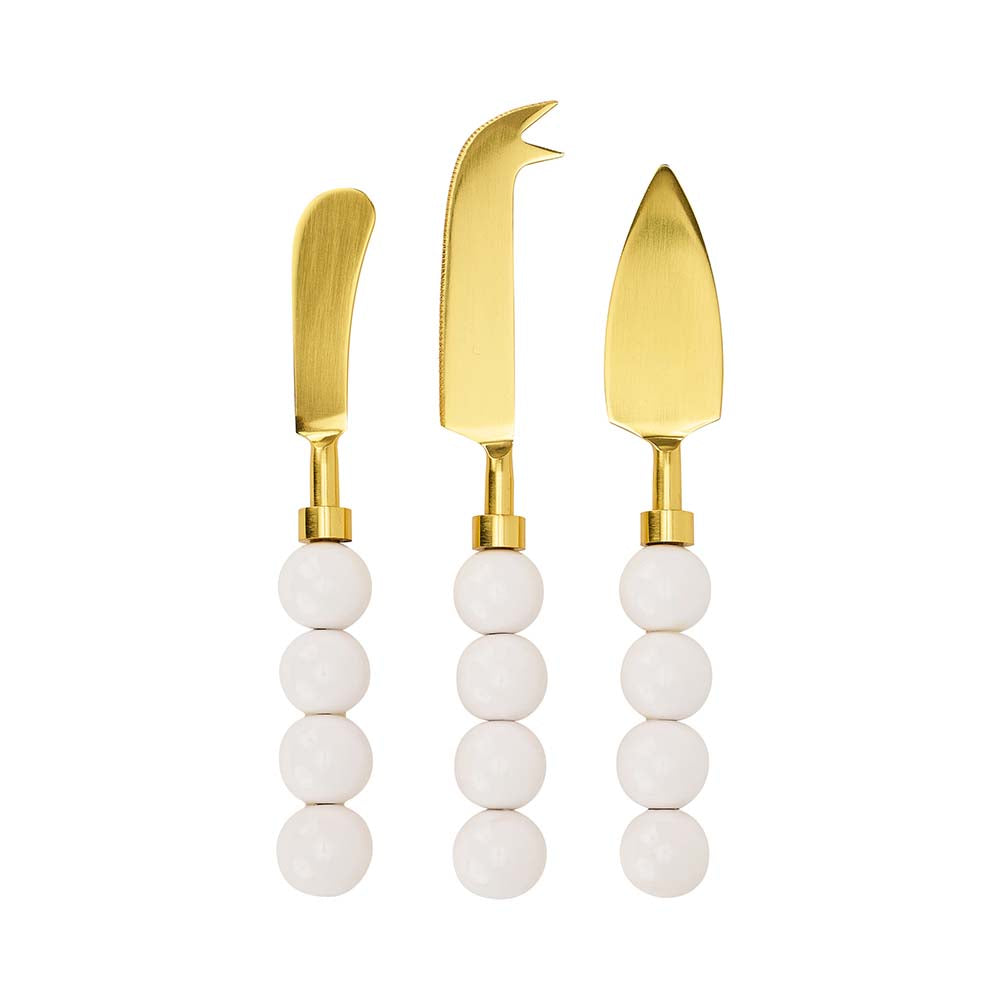 Annabel Trends Orb Cheese Knife Set 3pc Natural