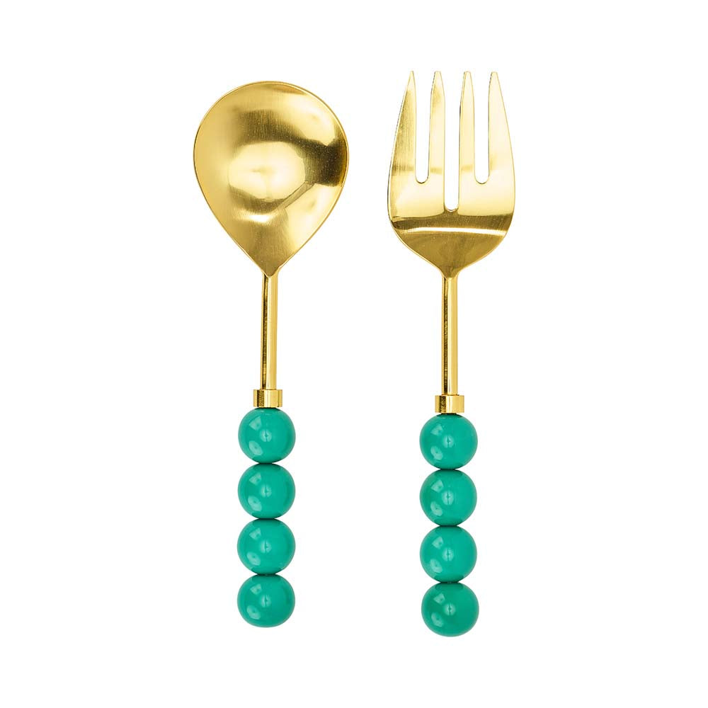 Annabel Trends Orb Salad Servers Natural