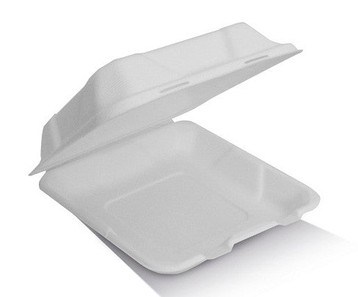ecoware Clamshell Sugarcane 9 inch (Carton of 200)