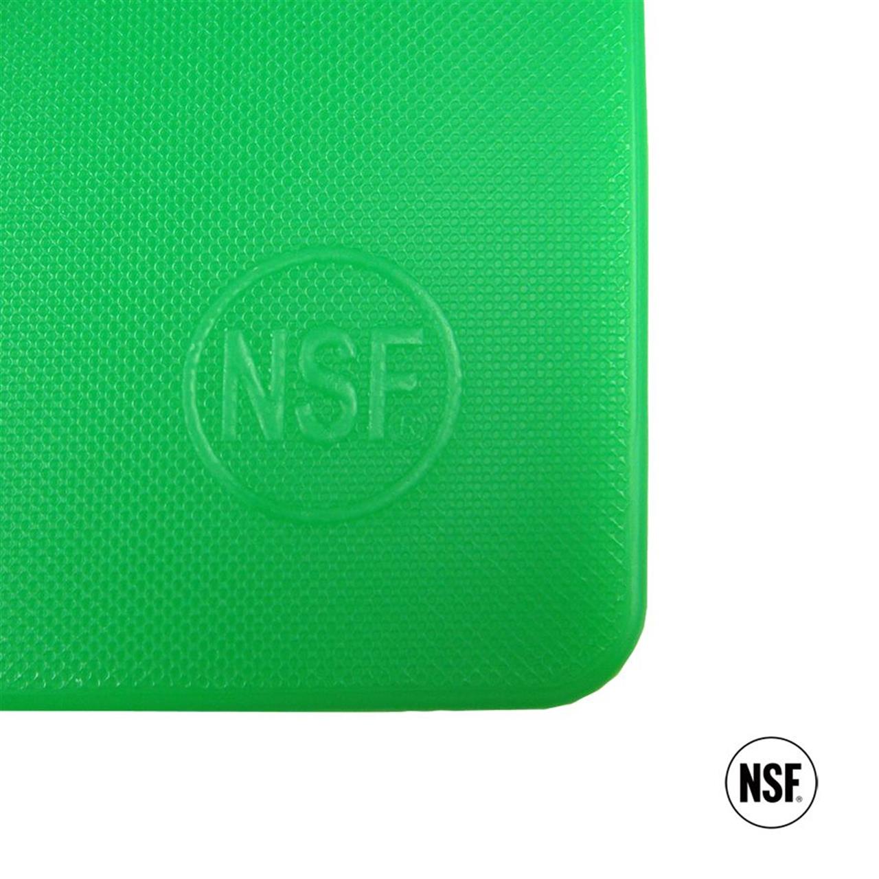 KH Classik Chef Cutting Board 720 × 540 × 20mm Green PE (Suits GN Trolley #97159)