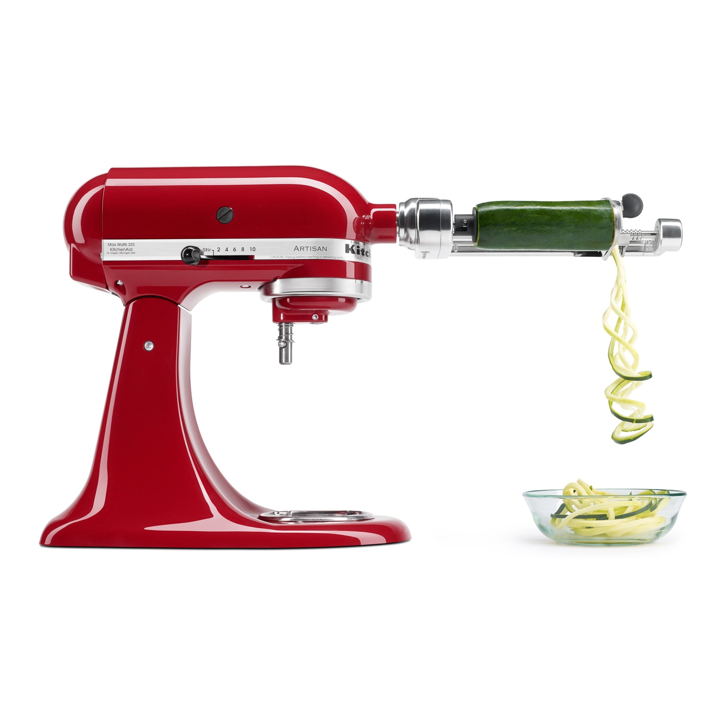 KitchenAid 7 Blade Spiraliser Plus with Peel, Core & Slice Attachment KSM2APC