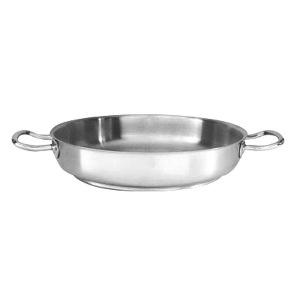 Pujadas Top Line Paella Pan (240x60mm 2.7lt - Silver)