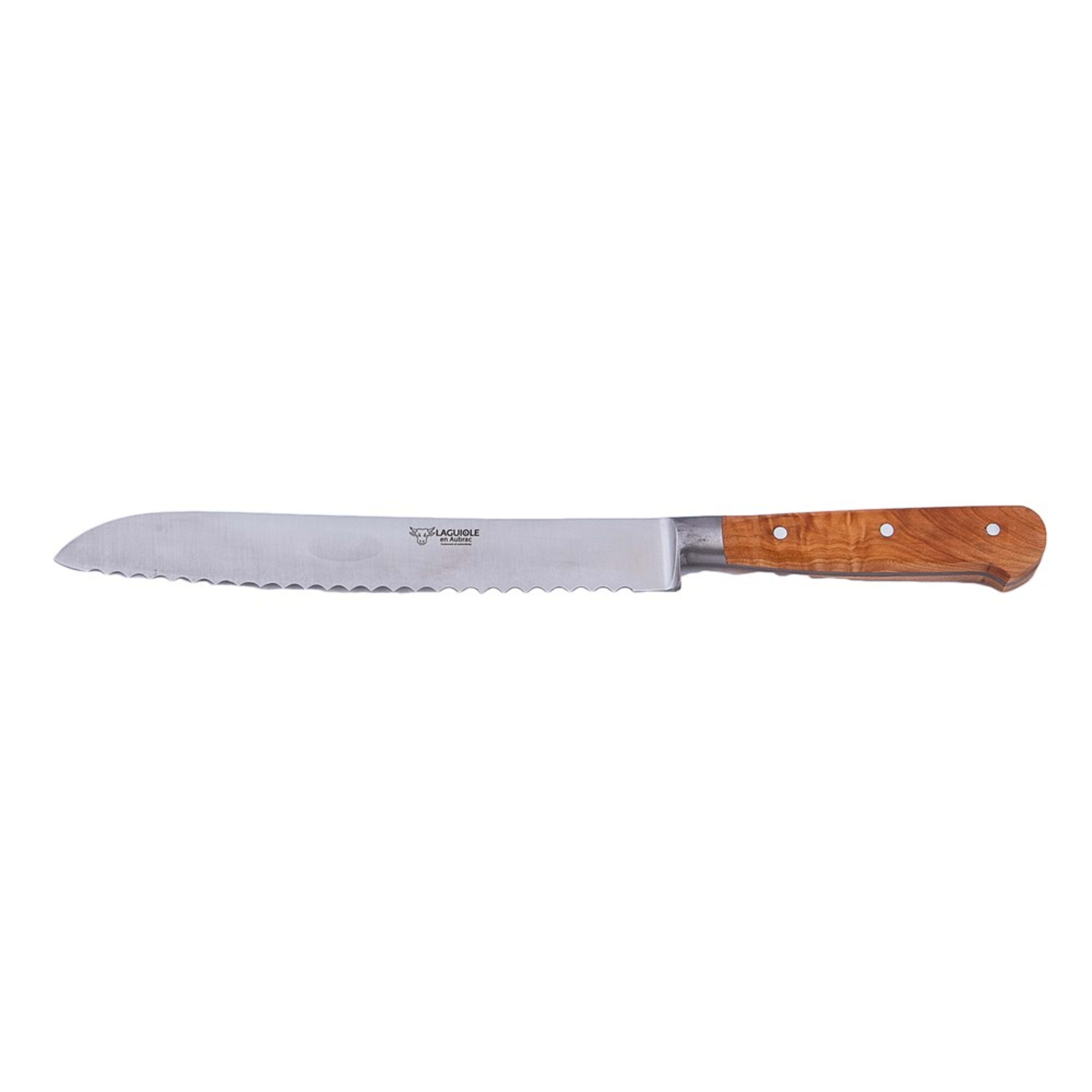 Laguiole en Aubrac Bread Knife - Juniper Wood