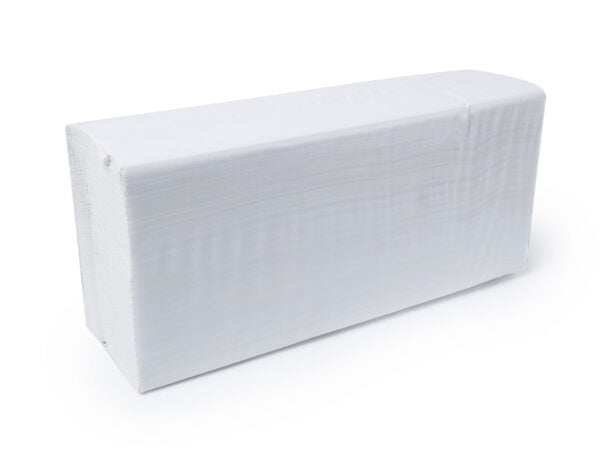 Pak Slimline Interleaved Paper Hand Towel Virgin 23cm x 23cm (Carton 4000)