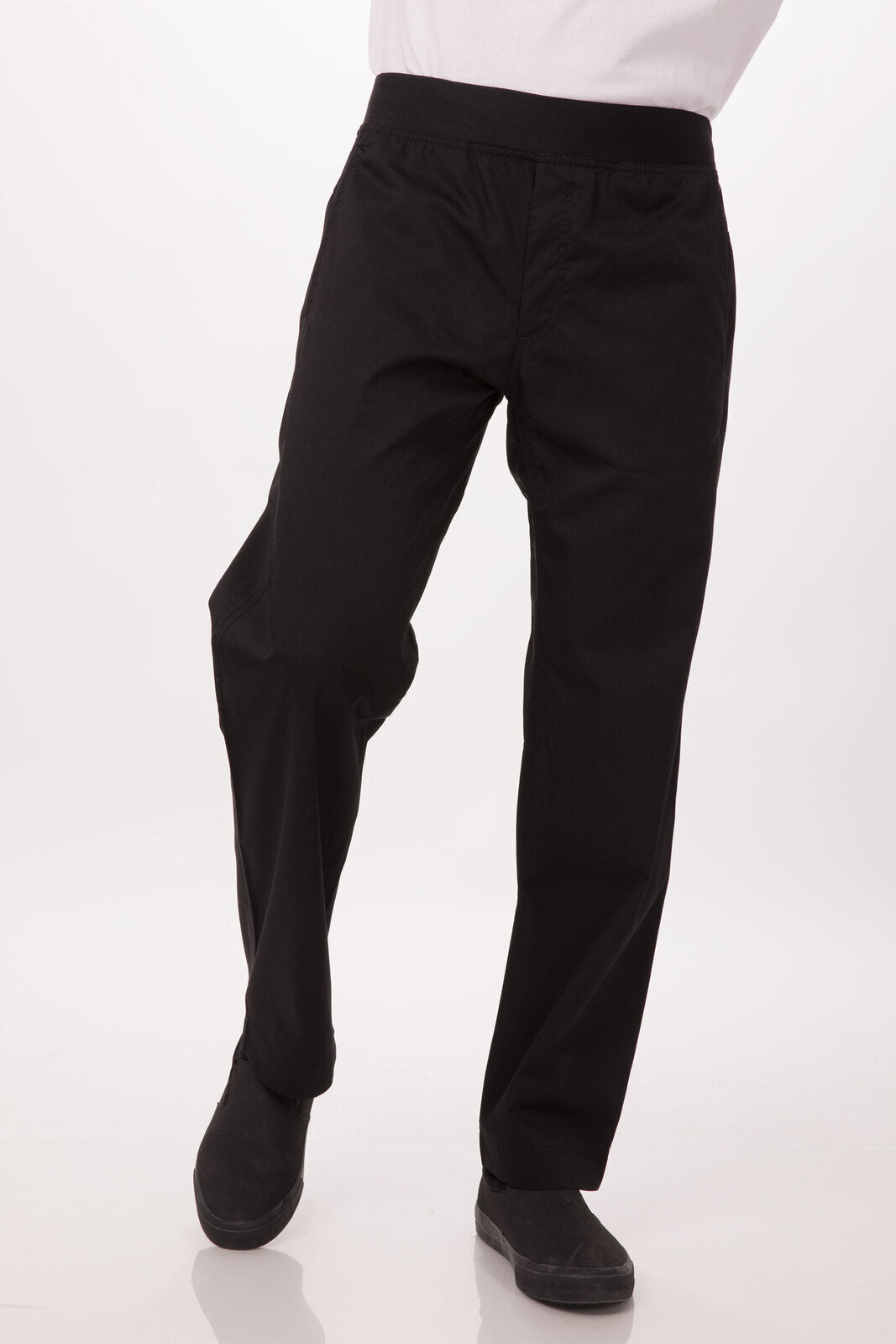 Chef Works Lightweight Slim Men's Chef Pants - Black