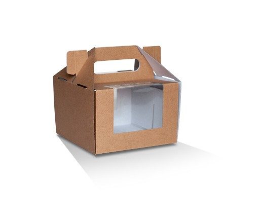 ecoware Pack'n'Carry Cake Box 6 inch (Carton of 100)