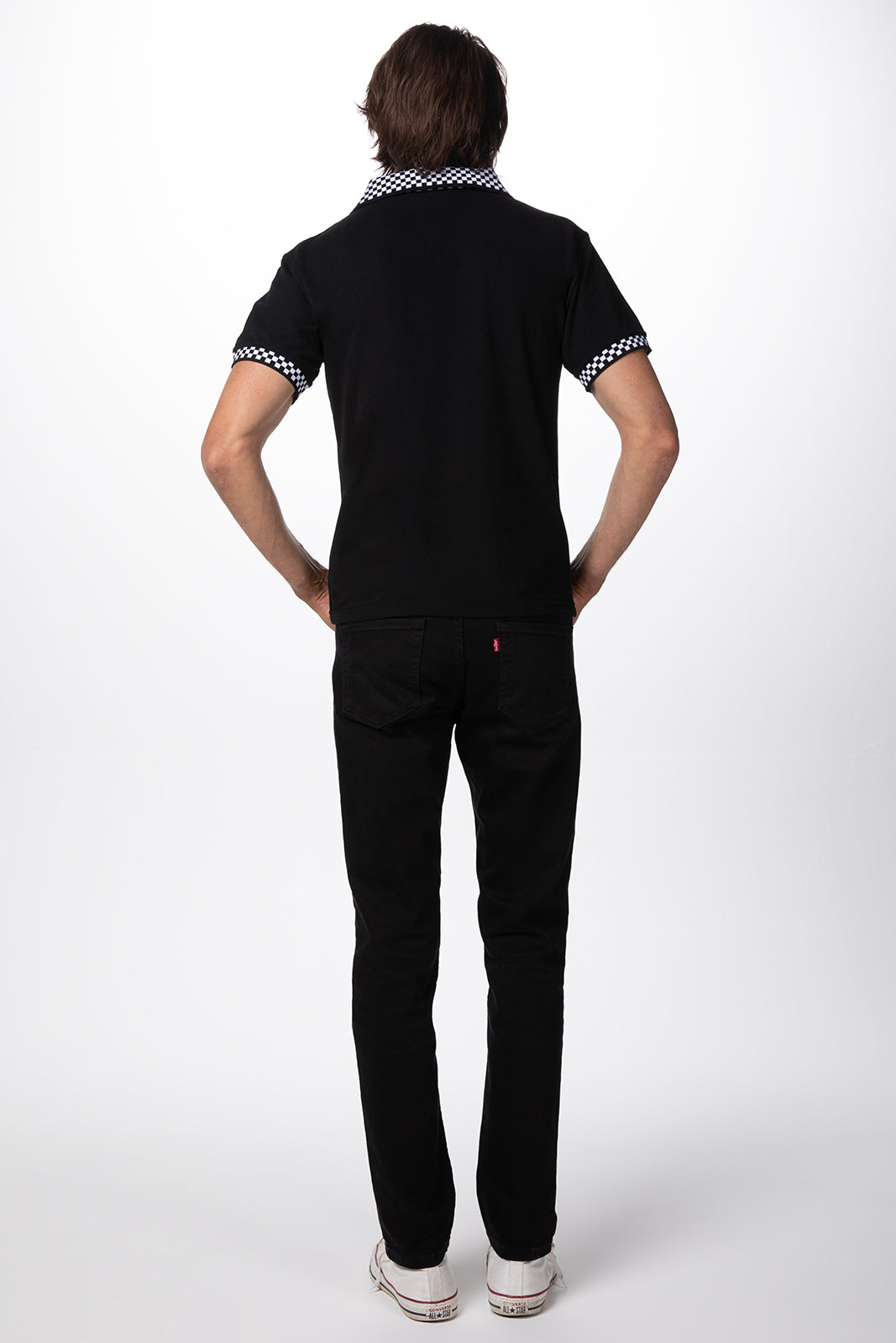 Chef Works Traditional Men's Polo Shirt - Black