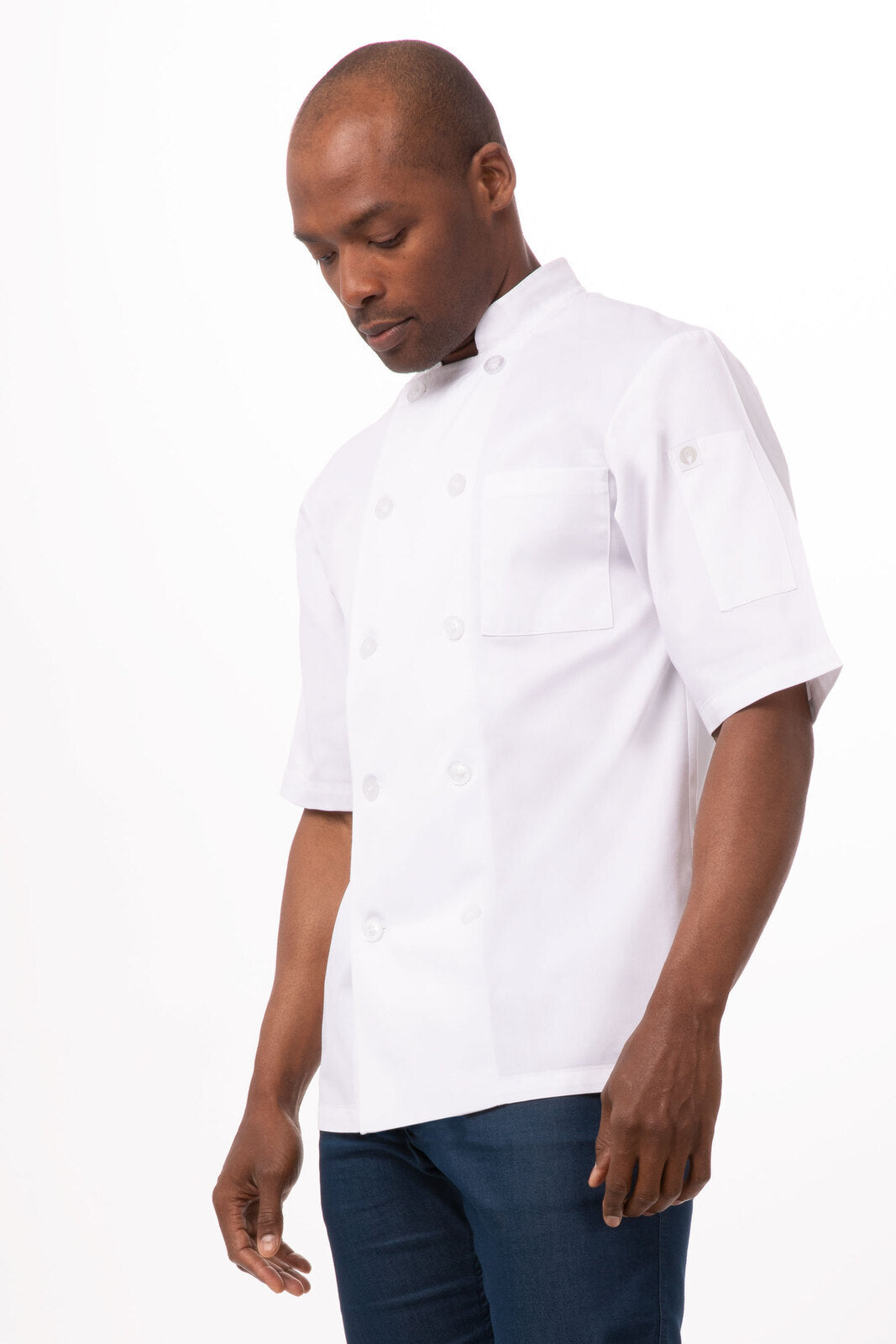 Chef Works Volnay Men's Chef Jacket - White