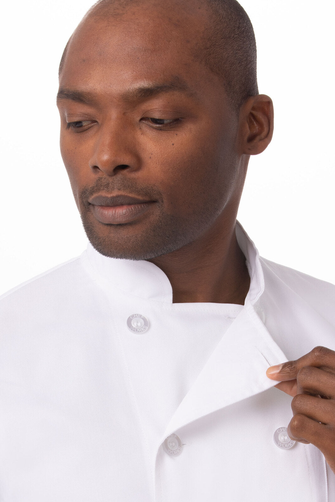 Chef Works Volnay Men's Chef Jacket - White