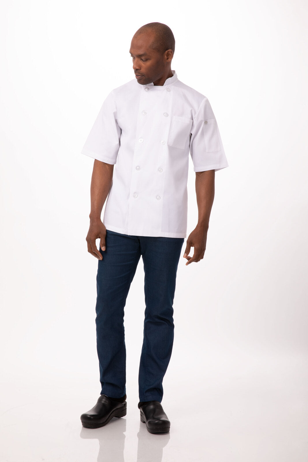 Chef Works Volnay Men's Chef Jacket - White
