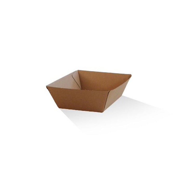 ecoware Tray Small Brown Corrugated Plain (Carton of 500)