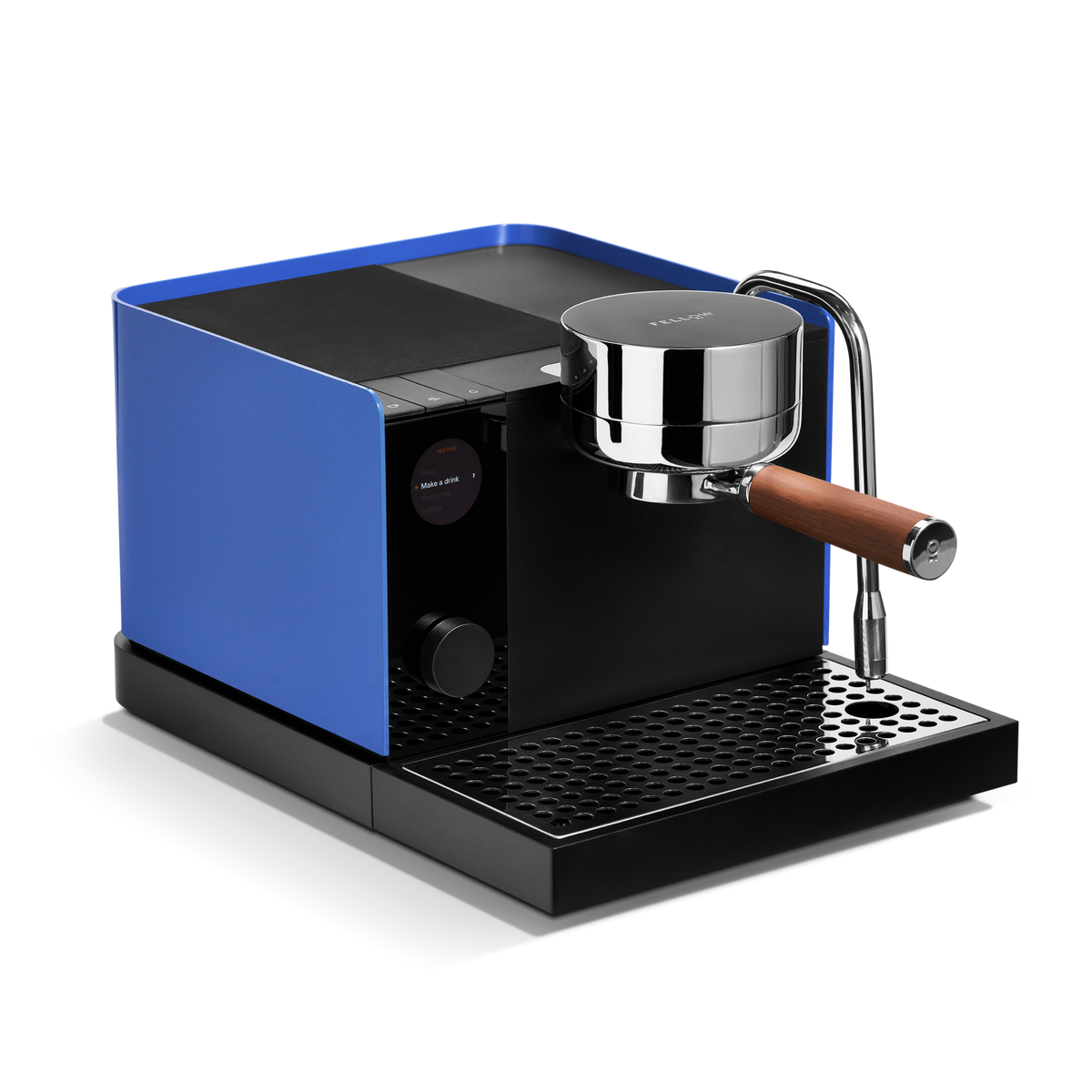 Fellow Espresso Series 1 Coffee Machine - Marine Blue with Walnut