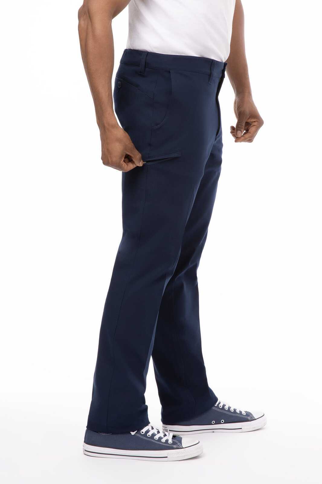 Chef Works Chino Men's Stretch Pants - Navy