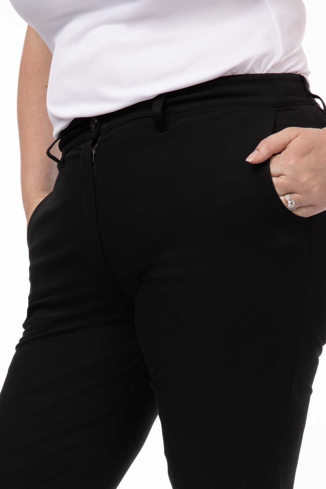 Chef Works Chino Women's Stretch Pants - Black