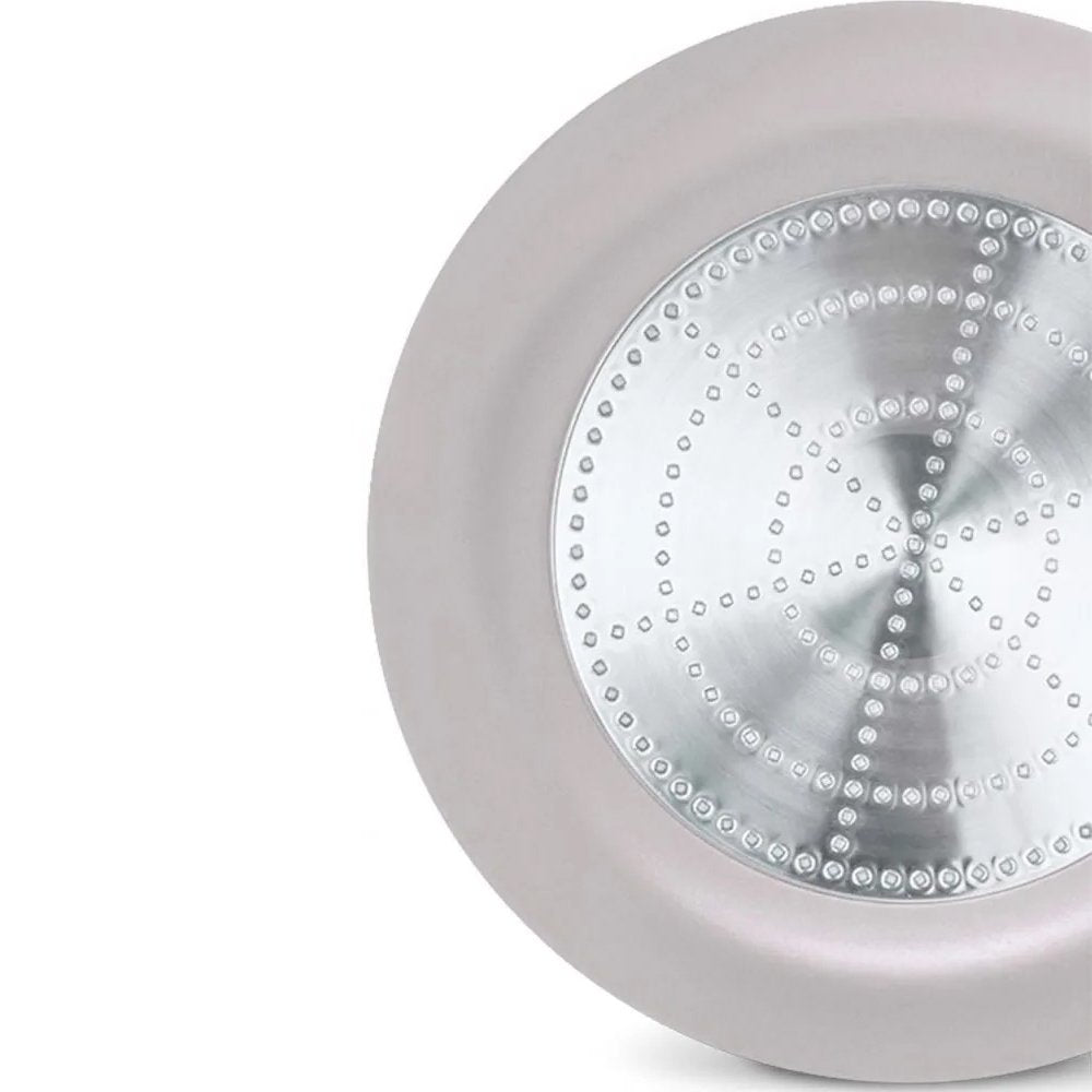 Pensofal 9pc Set, 2 Frypans, PastasiBaby/Family, Saucepan, GlassLids, Pearl White