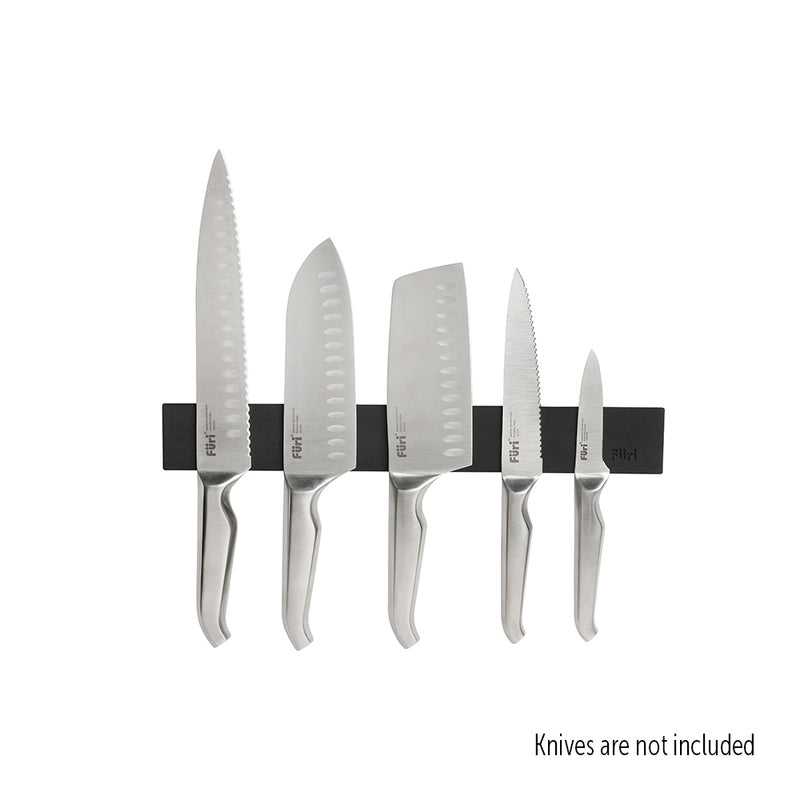 Furi Pro 36cm Black Magnetic Wall Rack