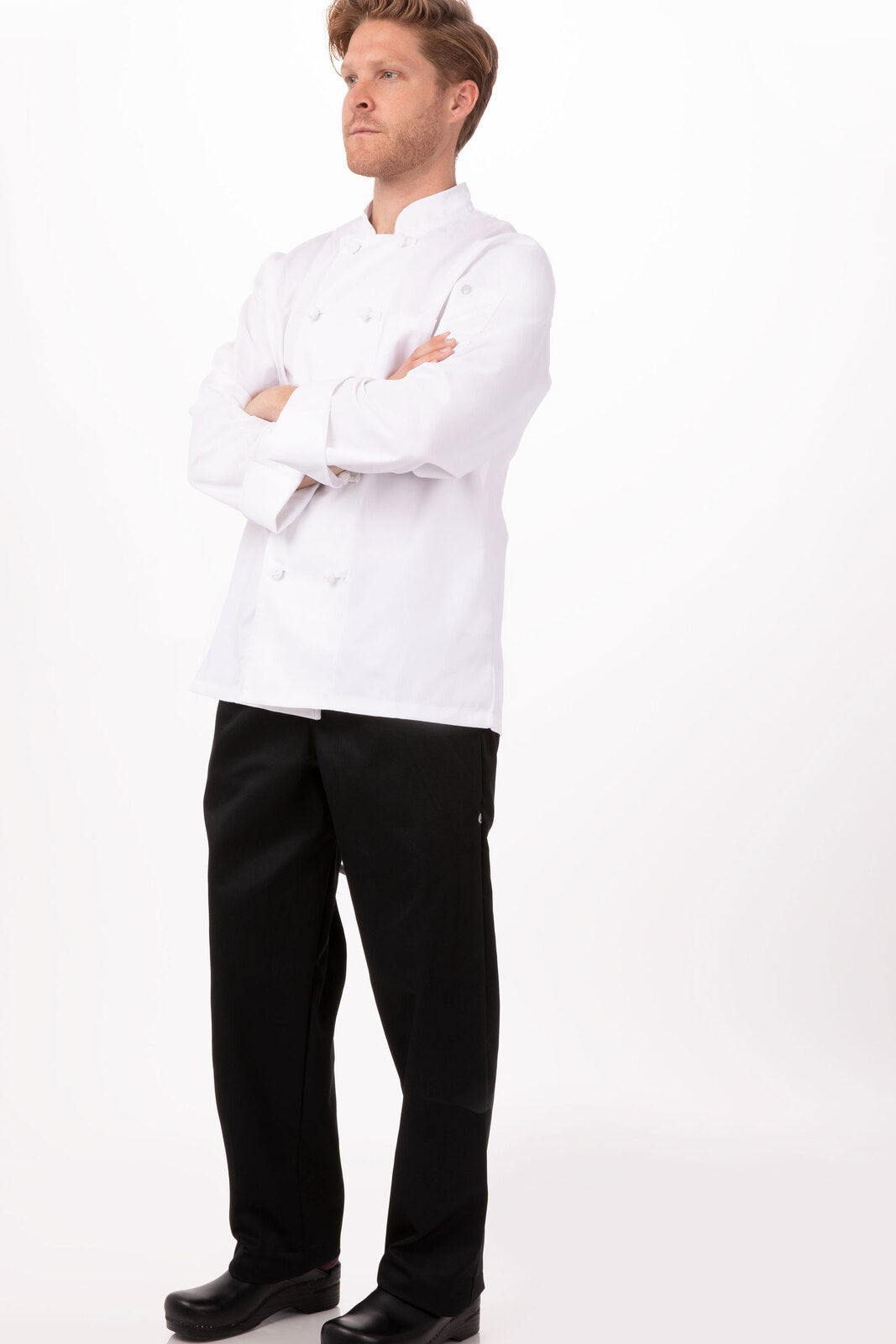 Chef Works Bordeaux Men's Chef Jacket - White