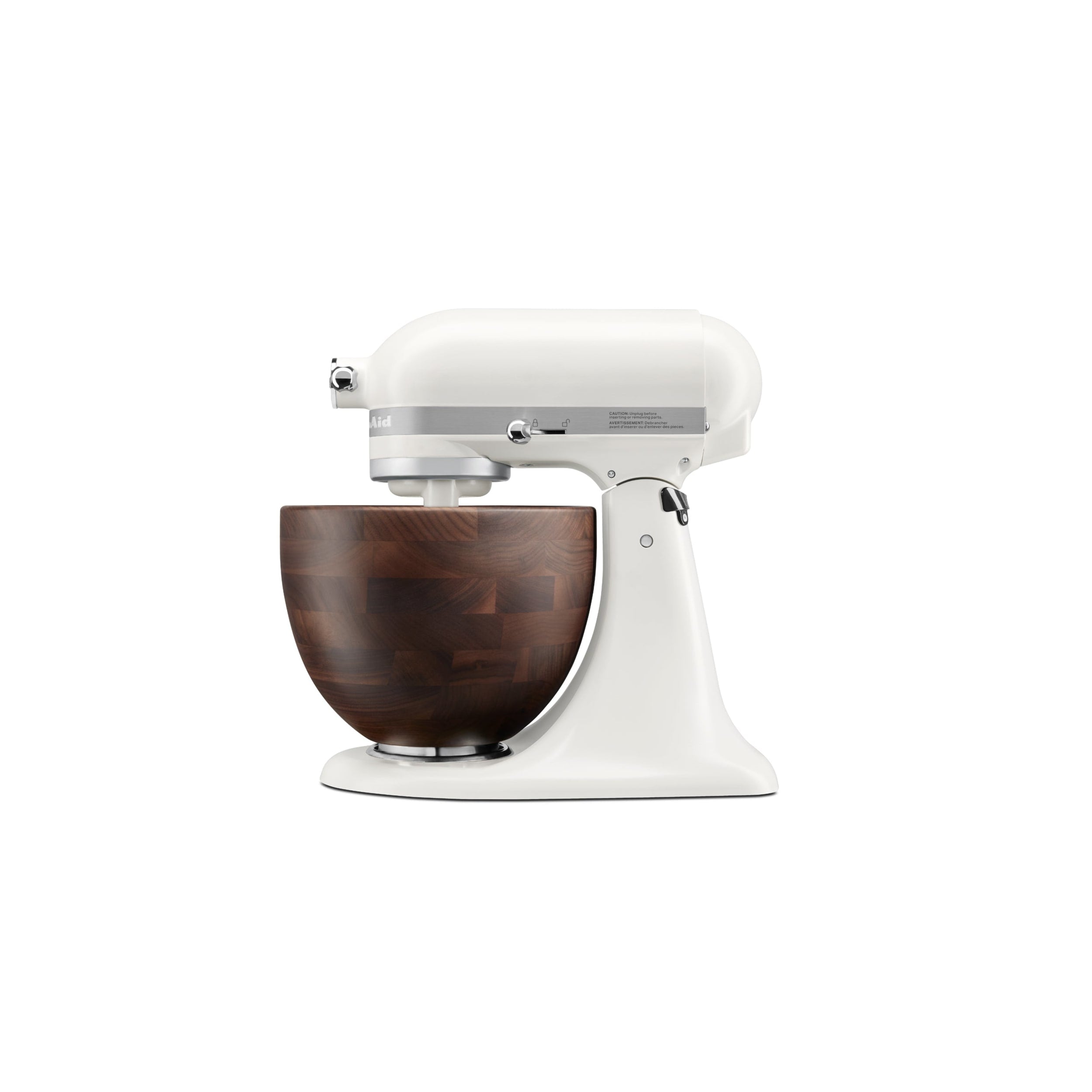 KitchenAid Artisan Tilt-Head Stand Mixer with Walnut Wood Bowl KSM156