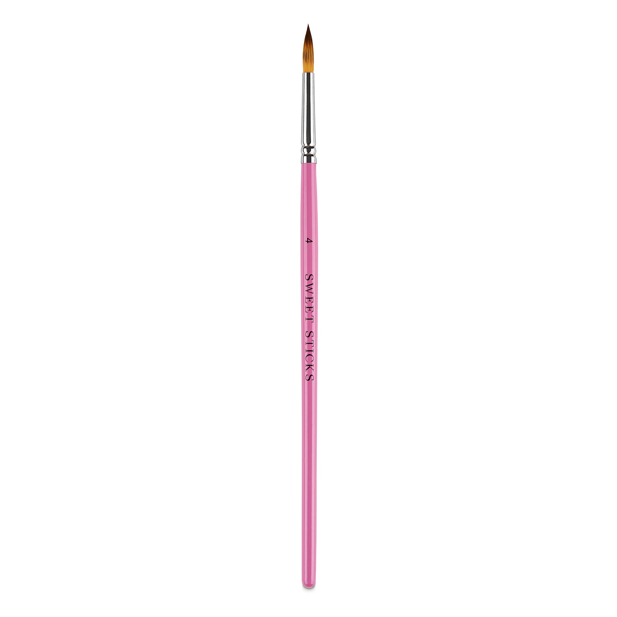 SWEET STICKS Pointed Round Paint Brush No. 4