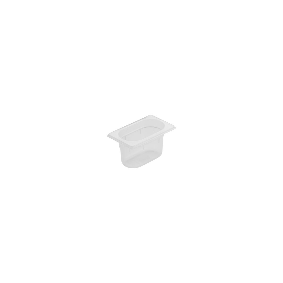 Inox Macel Gastronorm Pan Polypropylene 1/9 GN 176x108x100mm (1.0L)