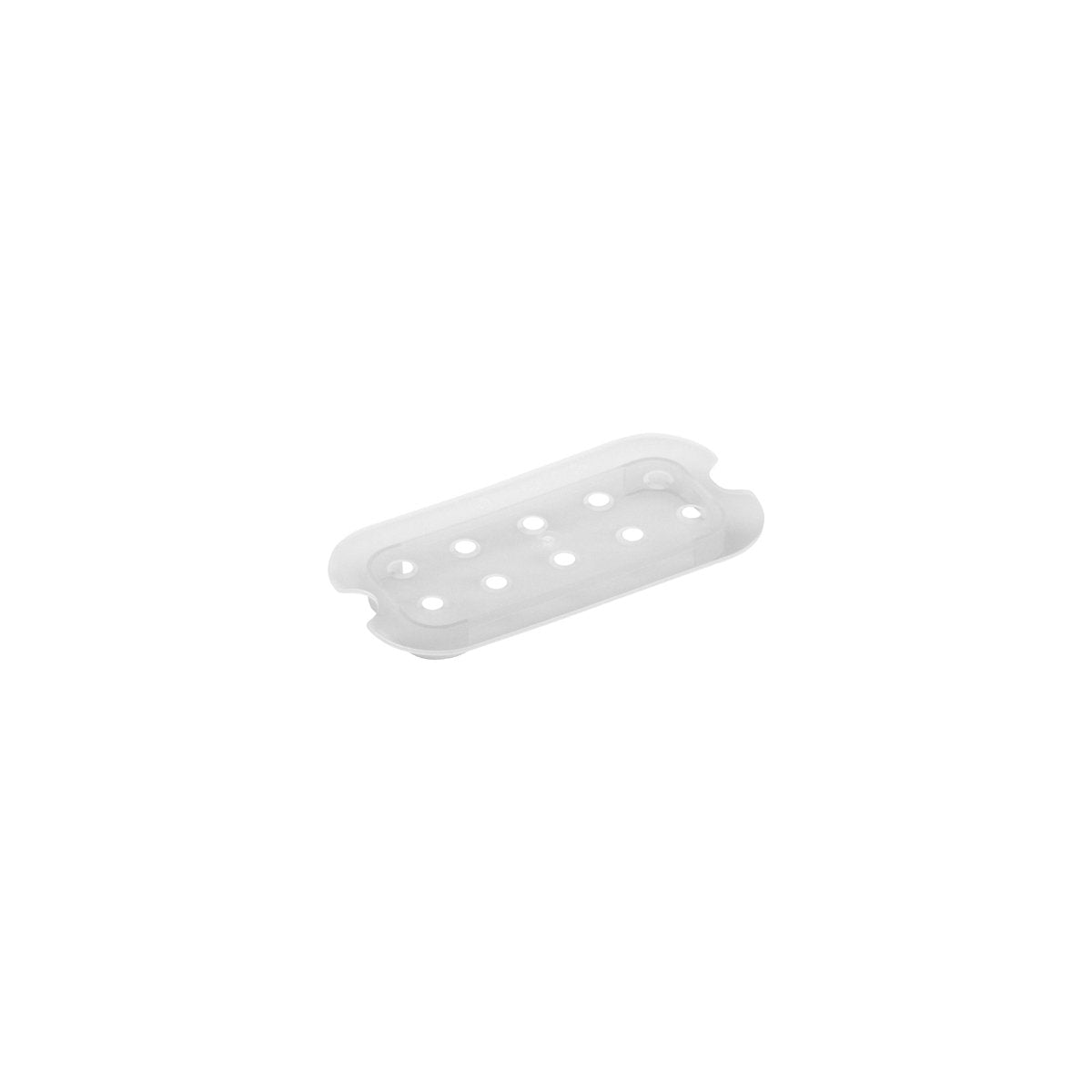Inox Macel Gastronorm Drain Plate Polypropylene 1/4 GN 255x152x25mm