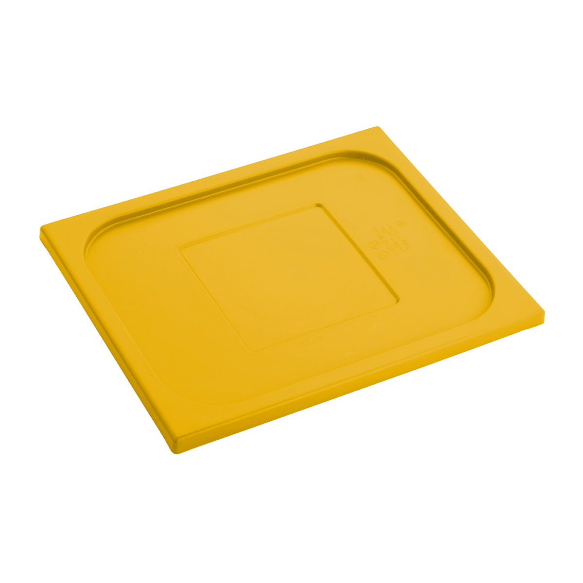 Inox Macel Gastronorm Lid Polypropylene 1/1 GN Yellow 530x325x20mm