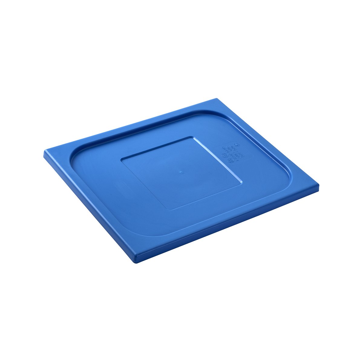 Inox Macel Gastronorm Lid Polypropylene 1/2 GN Blue 325x265x20mm
