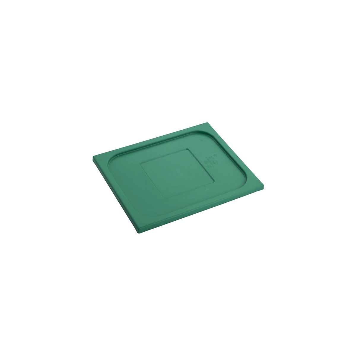 Inox Macel Gastronorm Lid Polypropylene 1/2 GN Green 325x265x20mm