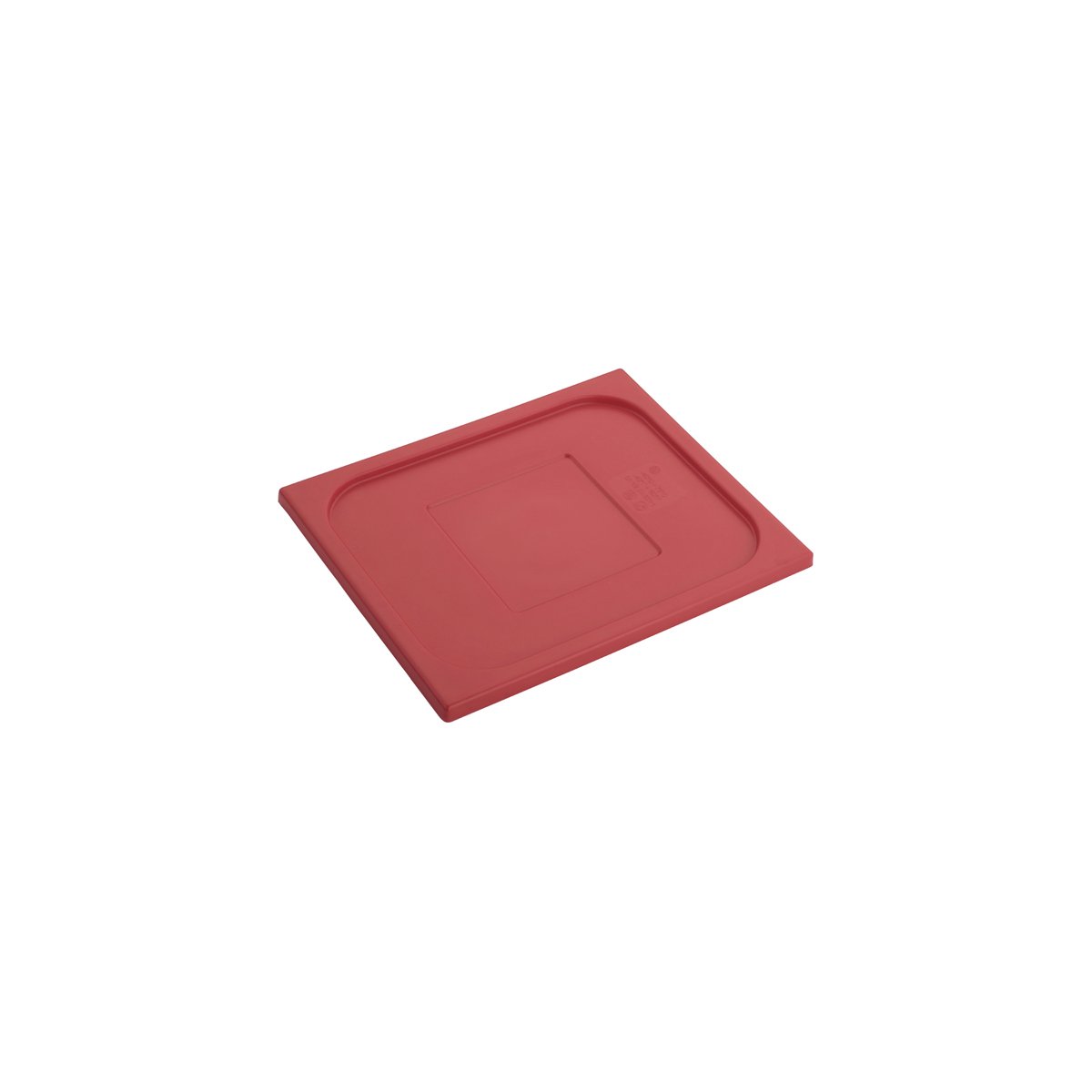 Inox Macel Gastronorm Lid Polypropylene 1/2 GN Red 325x265x20mm